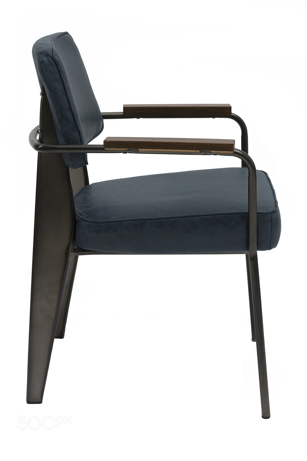 Sony a7R II sample photo. Leather chair. dark blue photography