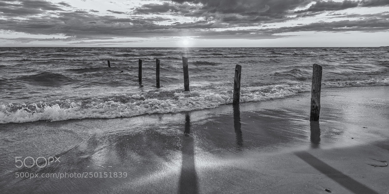 Nikon D810 sample photo. Sunset lake huron ii photography