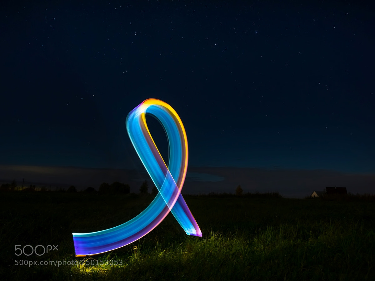 Olympus OM-D E-M1 sample photo. Night ribbon. photography