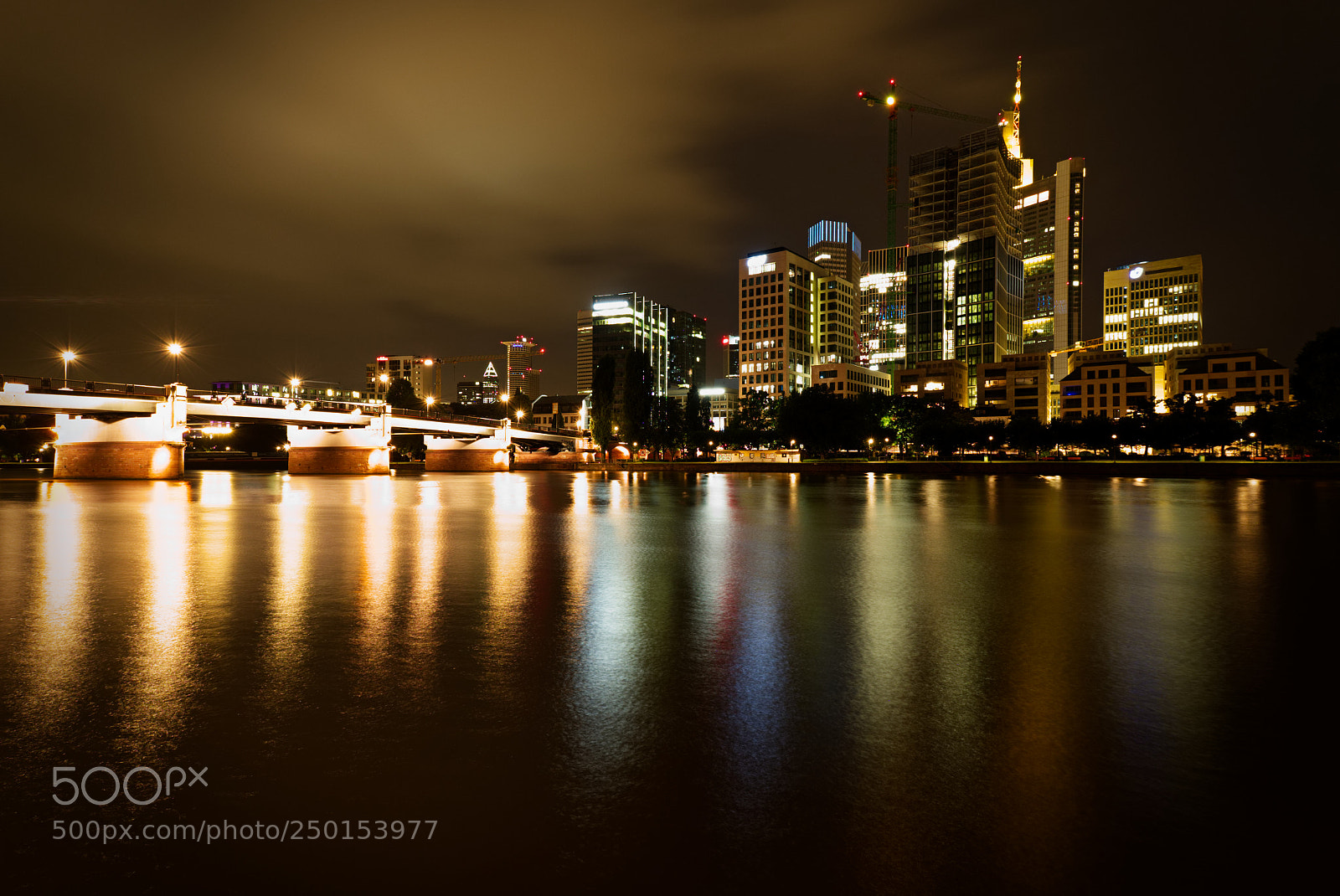 Fujifilm X-T1 sample photo. Frankfurt skyline photography