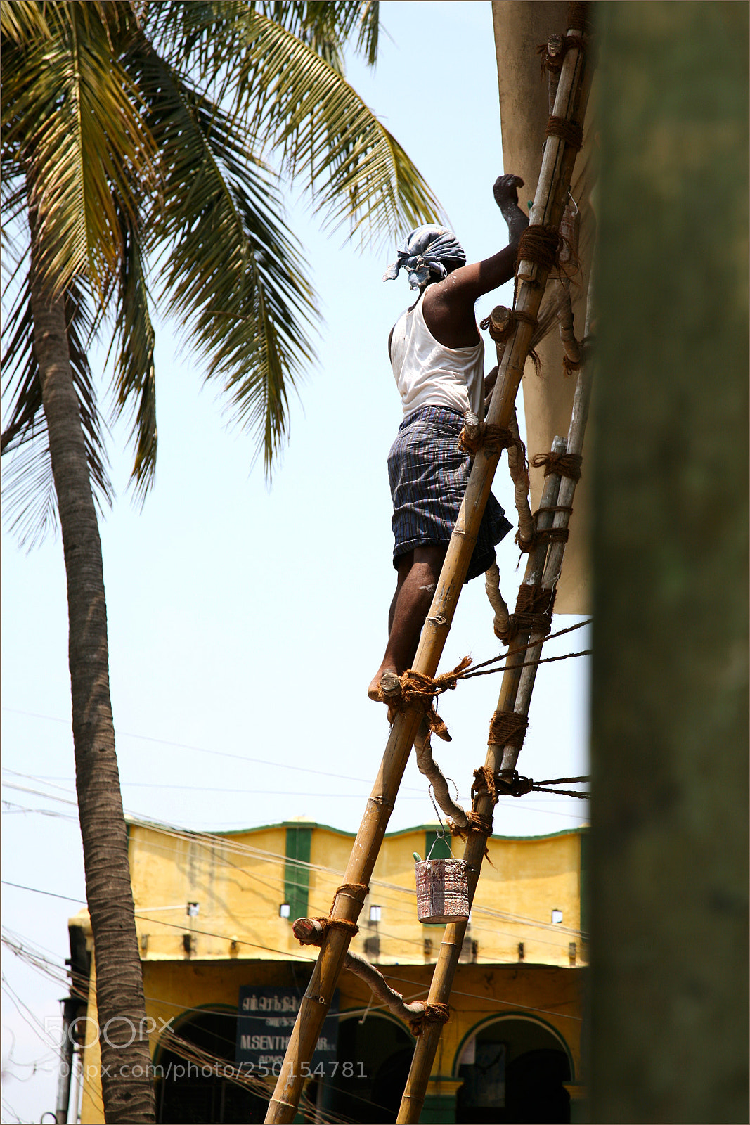 Canon EOS 5D sample photo. The man on the photography