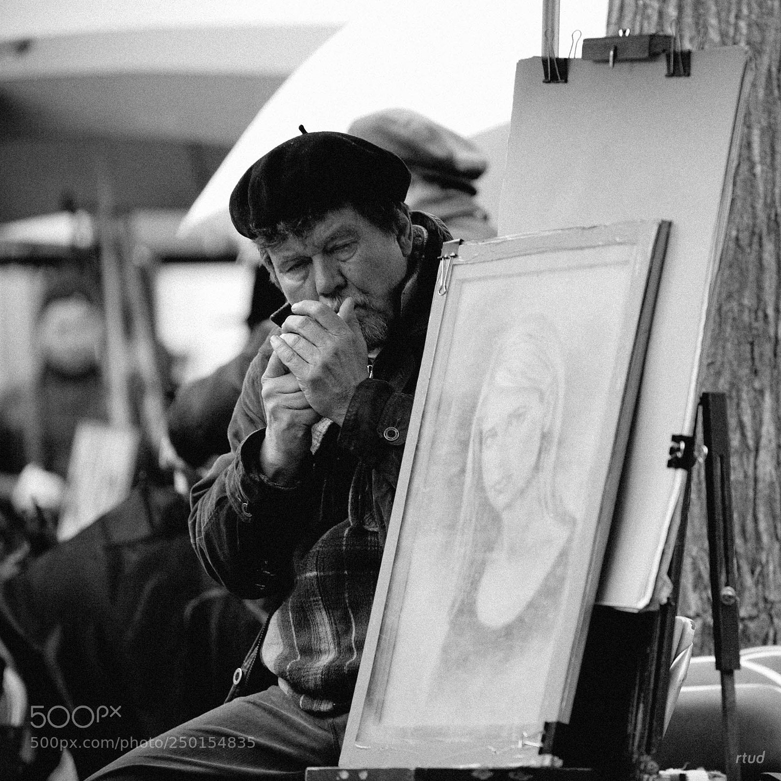 Canon EOS 5D sample photo. Art in place du photography