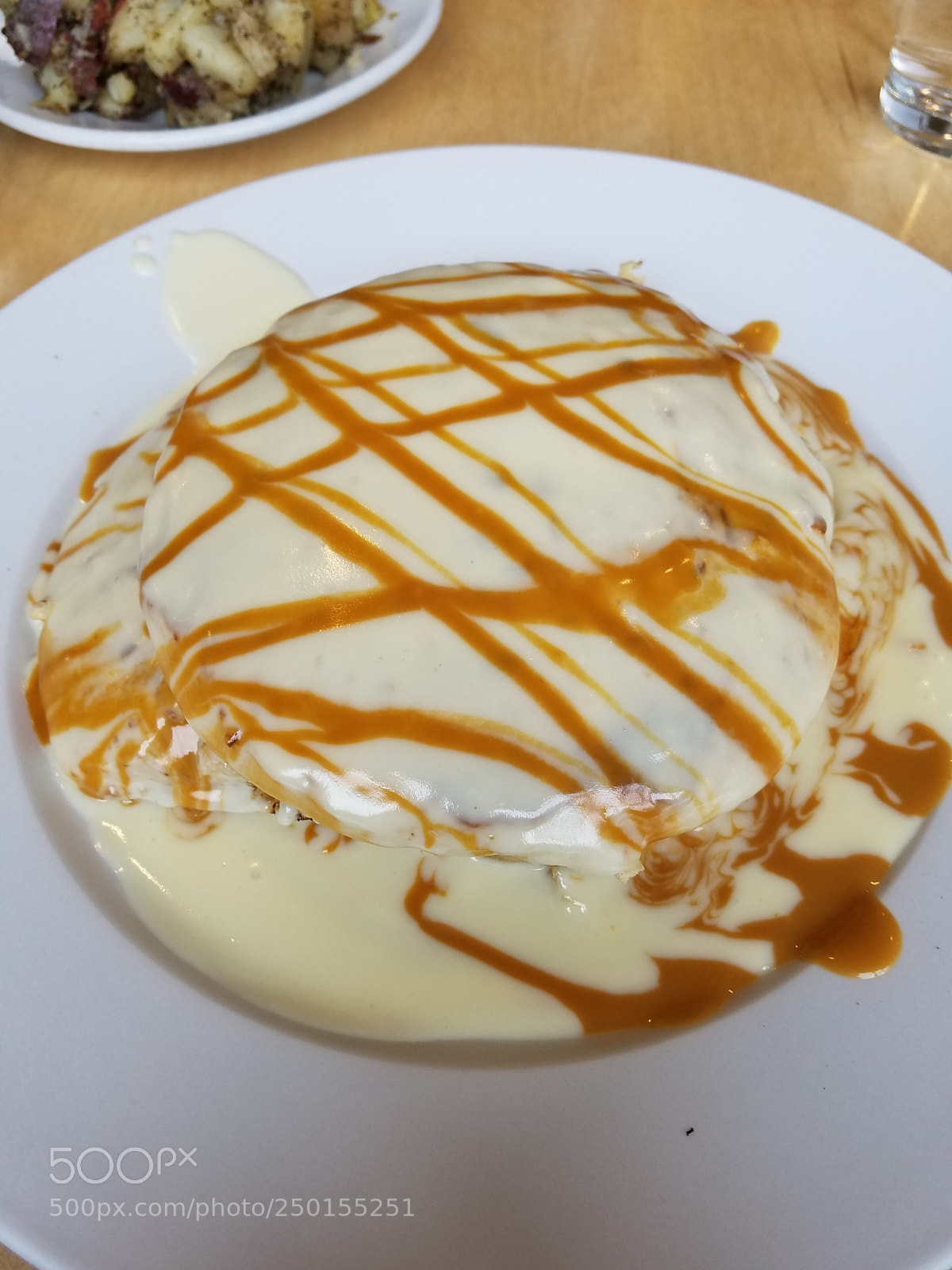 Samsung Galaxy S7 sample photo. White chocolate pretzel pancakes.jpg photography