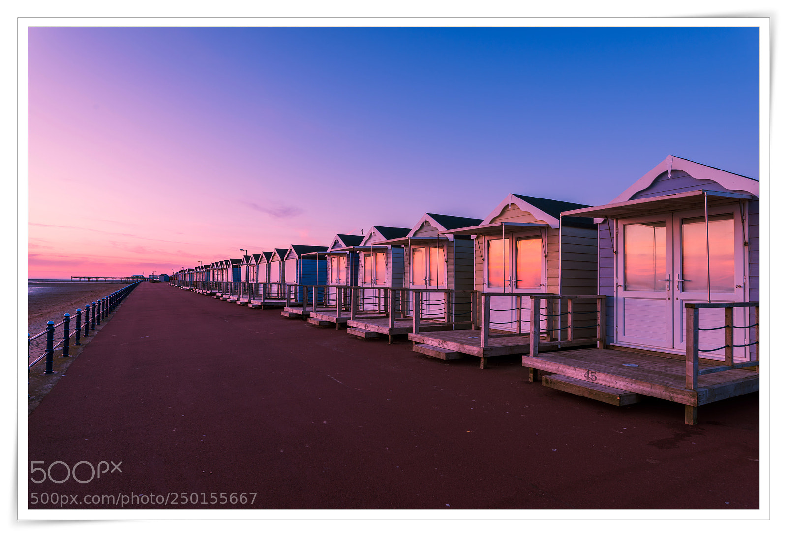 Nikon D810 sample photo. The beach huts lytham photography