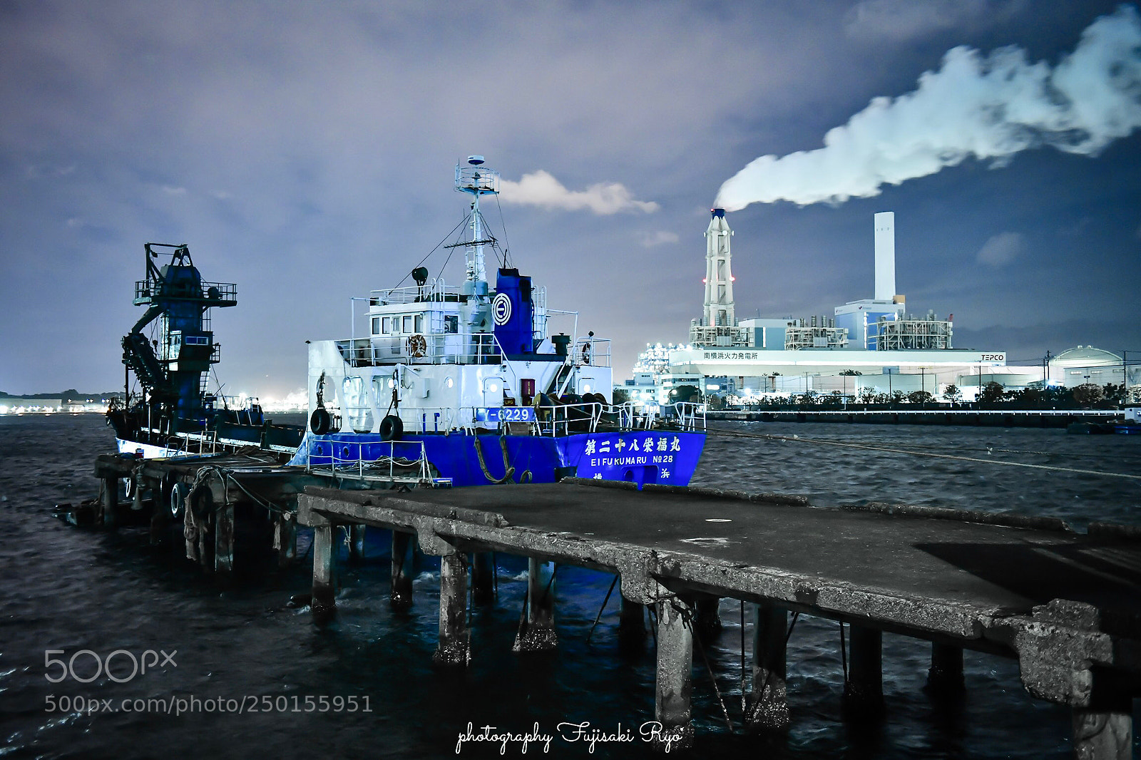 Nikon D850 sample photo. Factory night view of photography