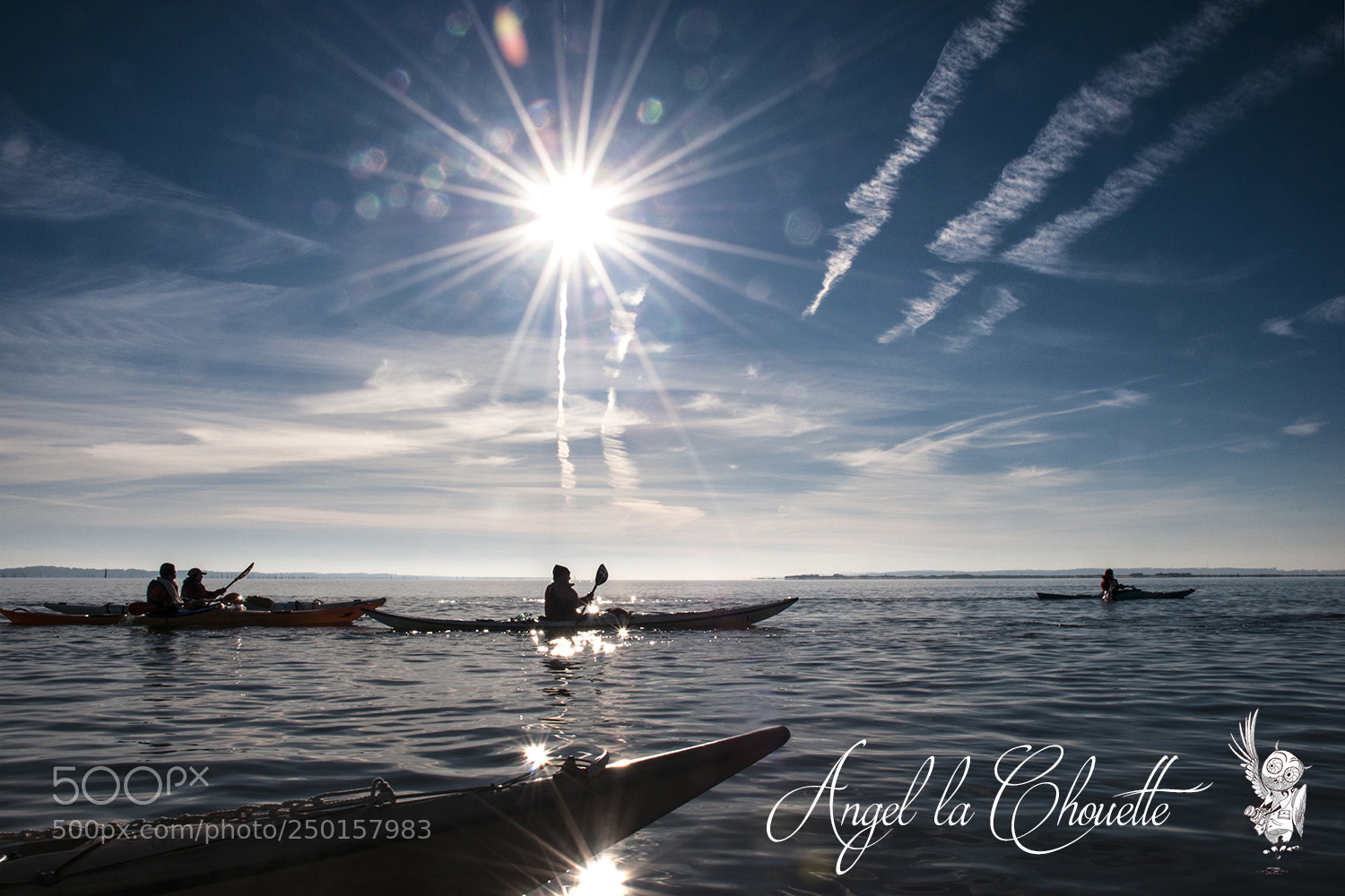 Nikon D300S sample photo. Alc - kayaks à contre-jour 1 photography