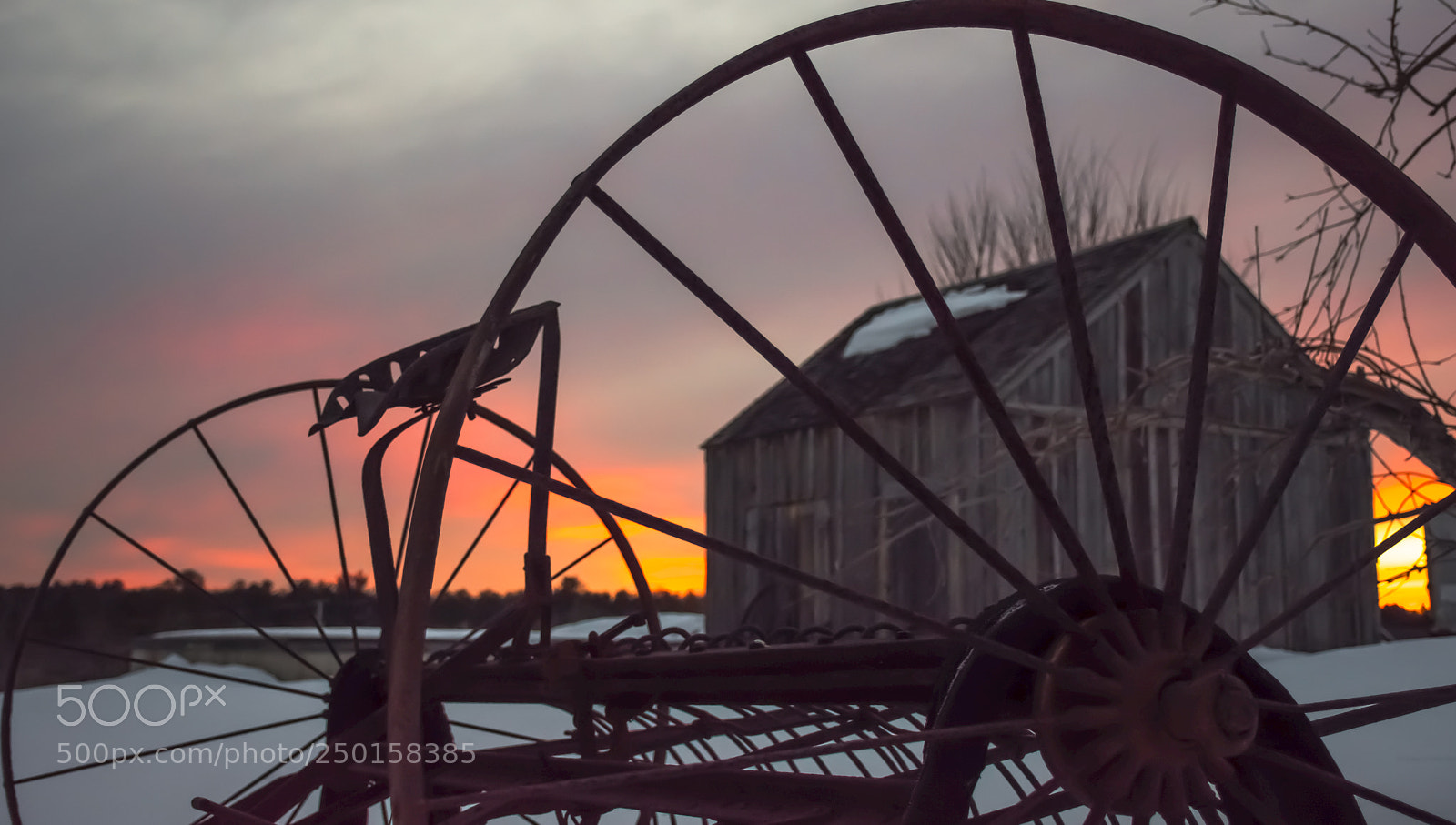Nikon D7200 sample photo. Parmenter barn sunset photography
