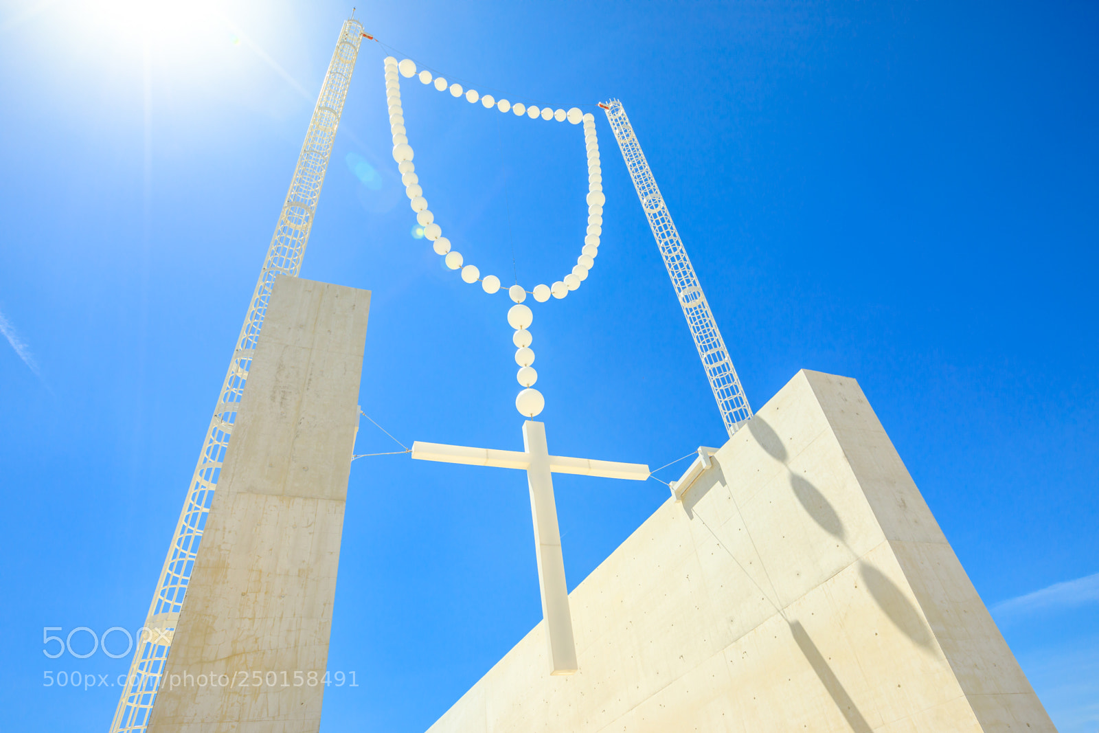 Canon EOS 5D Mark IV sample photo. Giant rosary in fatima photography