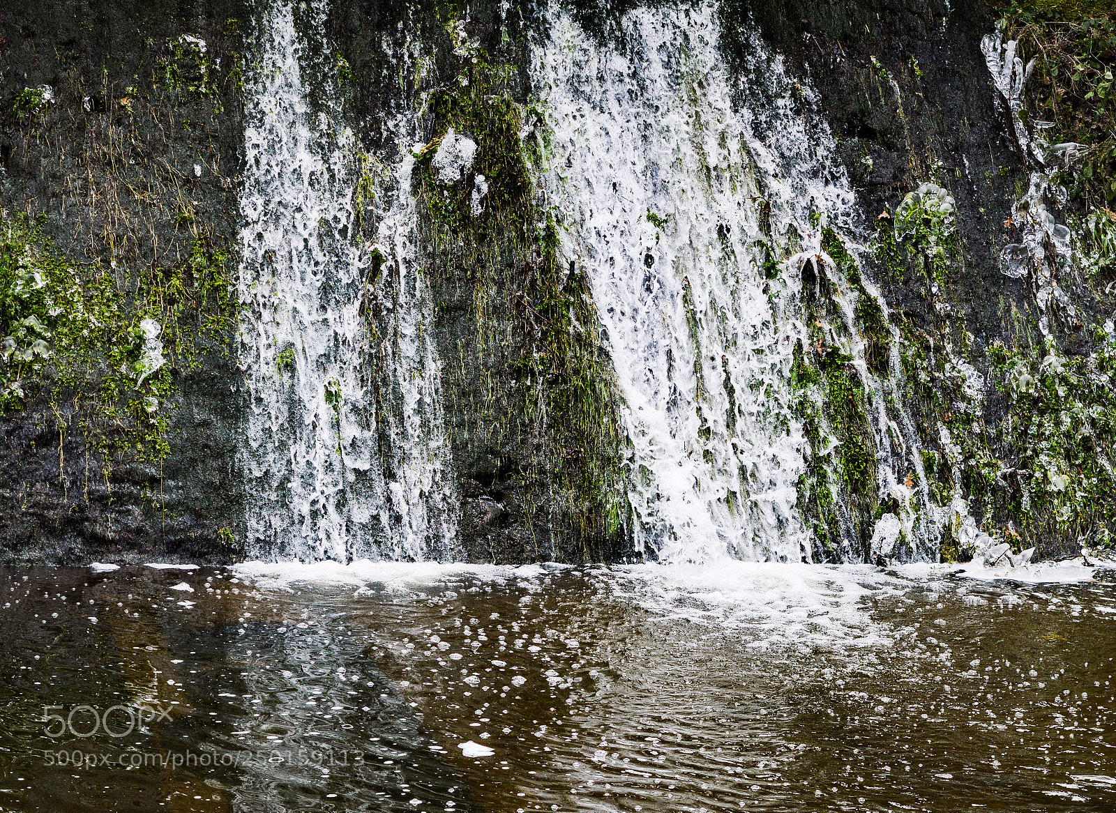 Nikon D3200 sample photo. A waterfall photography