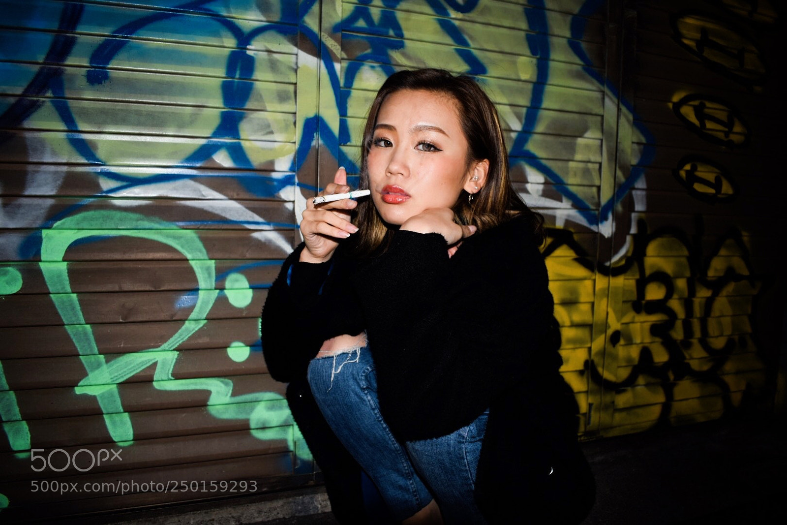 Nikon D5300 sample photo. "my smoking girl" photography