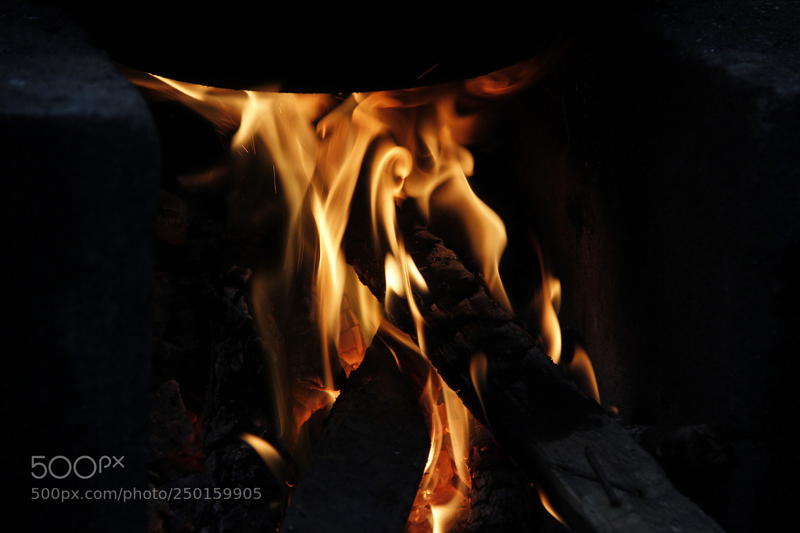 Canon EOS 60D sample photo. On fire photography