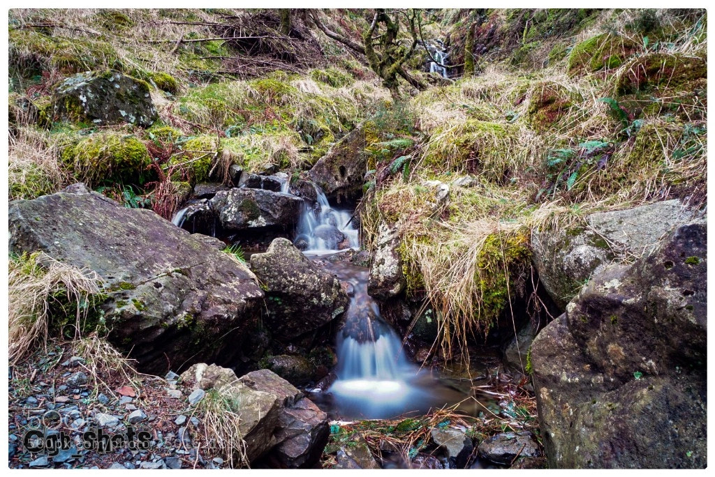 Sony a6000 sample photo. Little waterfall at loch photography
