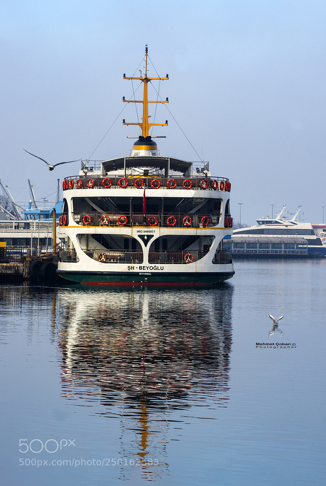 Pentax K-3 II sample photo. Passenger ship with reflections photography