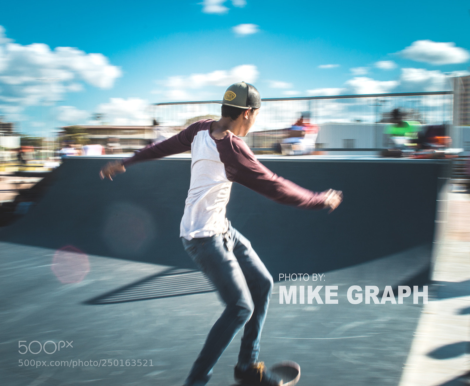 Nikon D3200 sample photo. Skate movement  photography