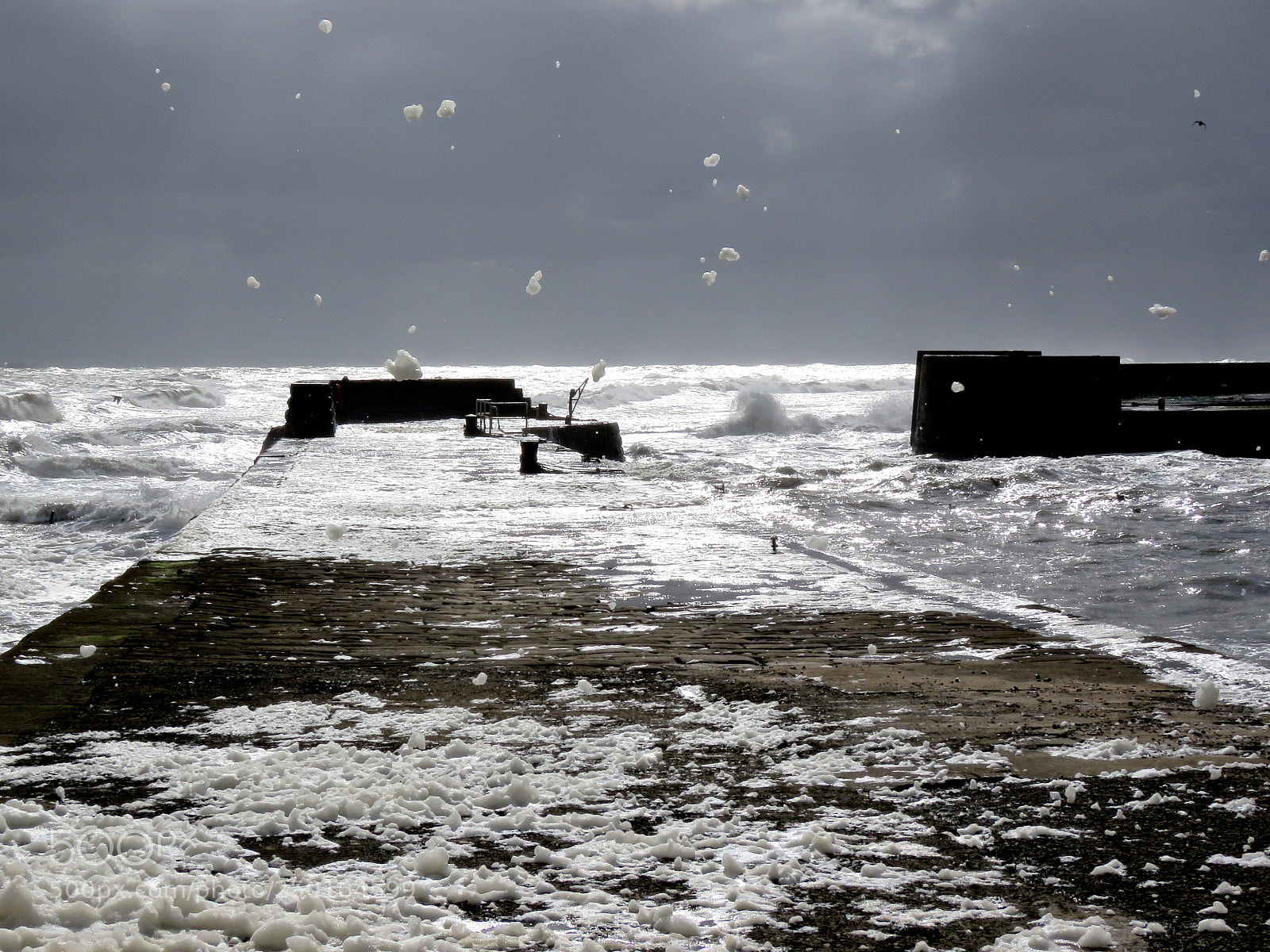 Canon PowerShot SX60 HS sample photo. Frothy seas photography