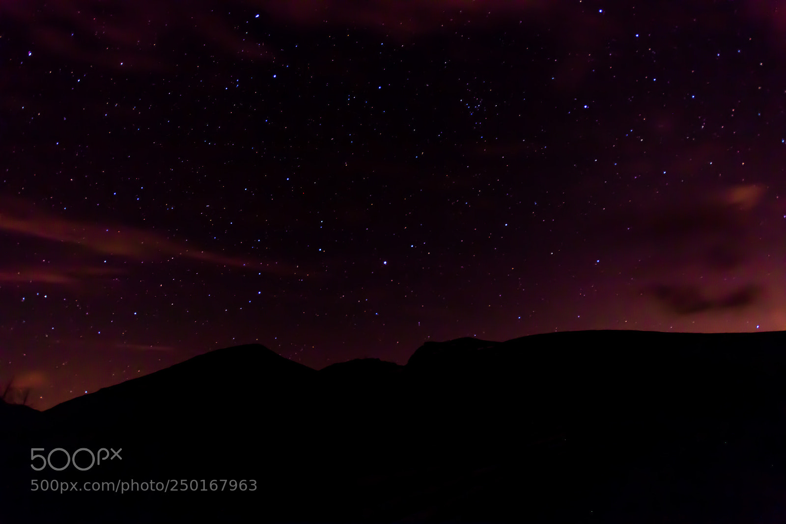 Canon EOS 70D sample photo. Stars over scafell pike photography