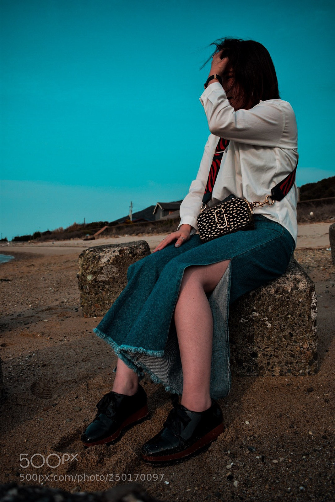 Nikon D5300 sample photo. "a girl in beach" photography