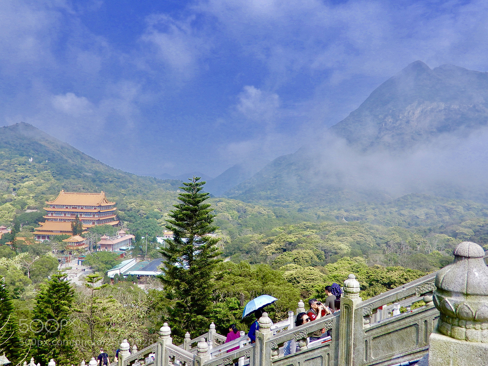 Nikon Coolpix A900 sample photo. Po lin monastery on photography