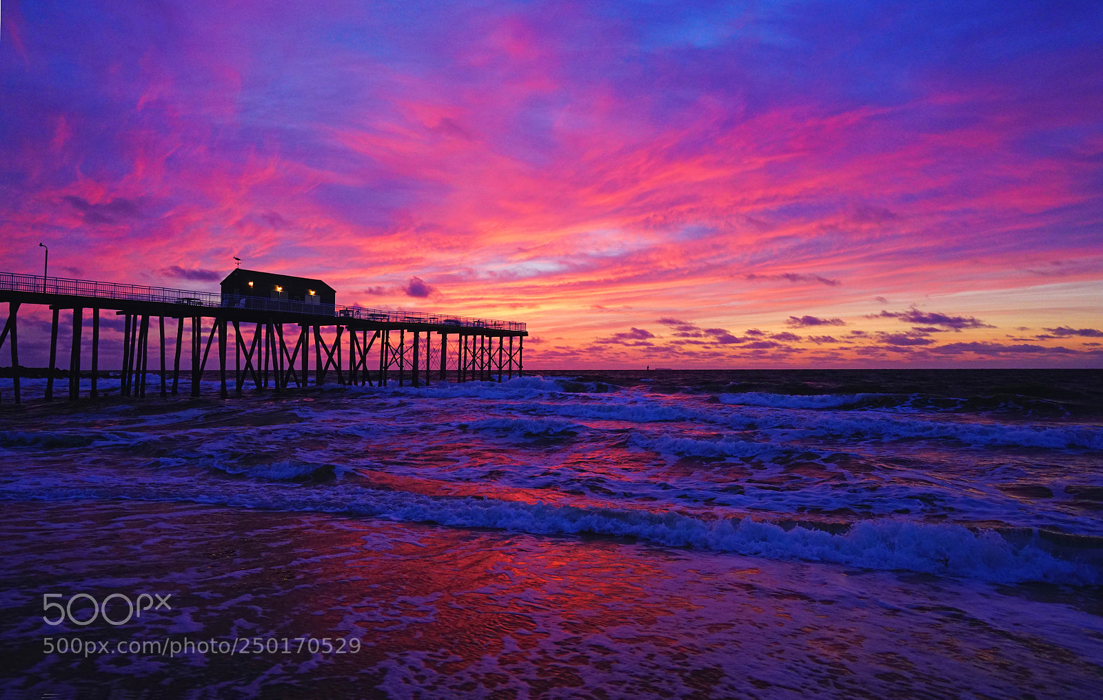 Sony a7R II sample photo. Color explosion before dawn photography