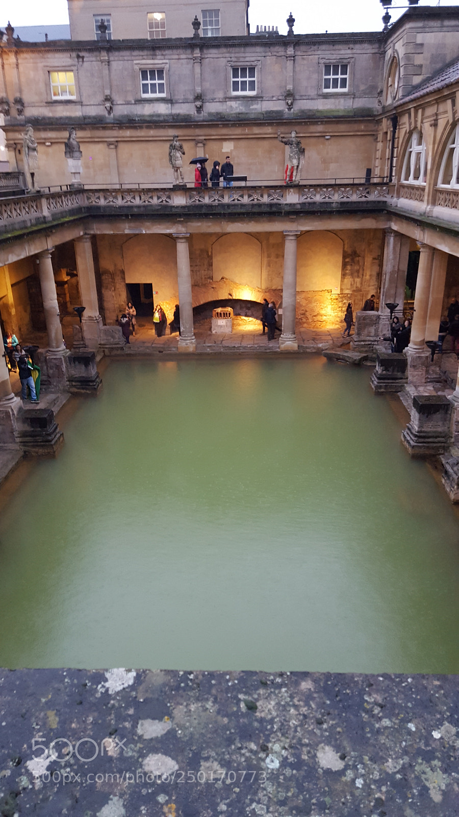 Samsung GALAXY S6 edge sample photo. Roman baths photography