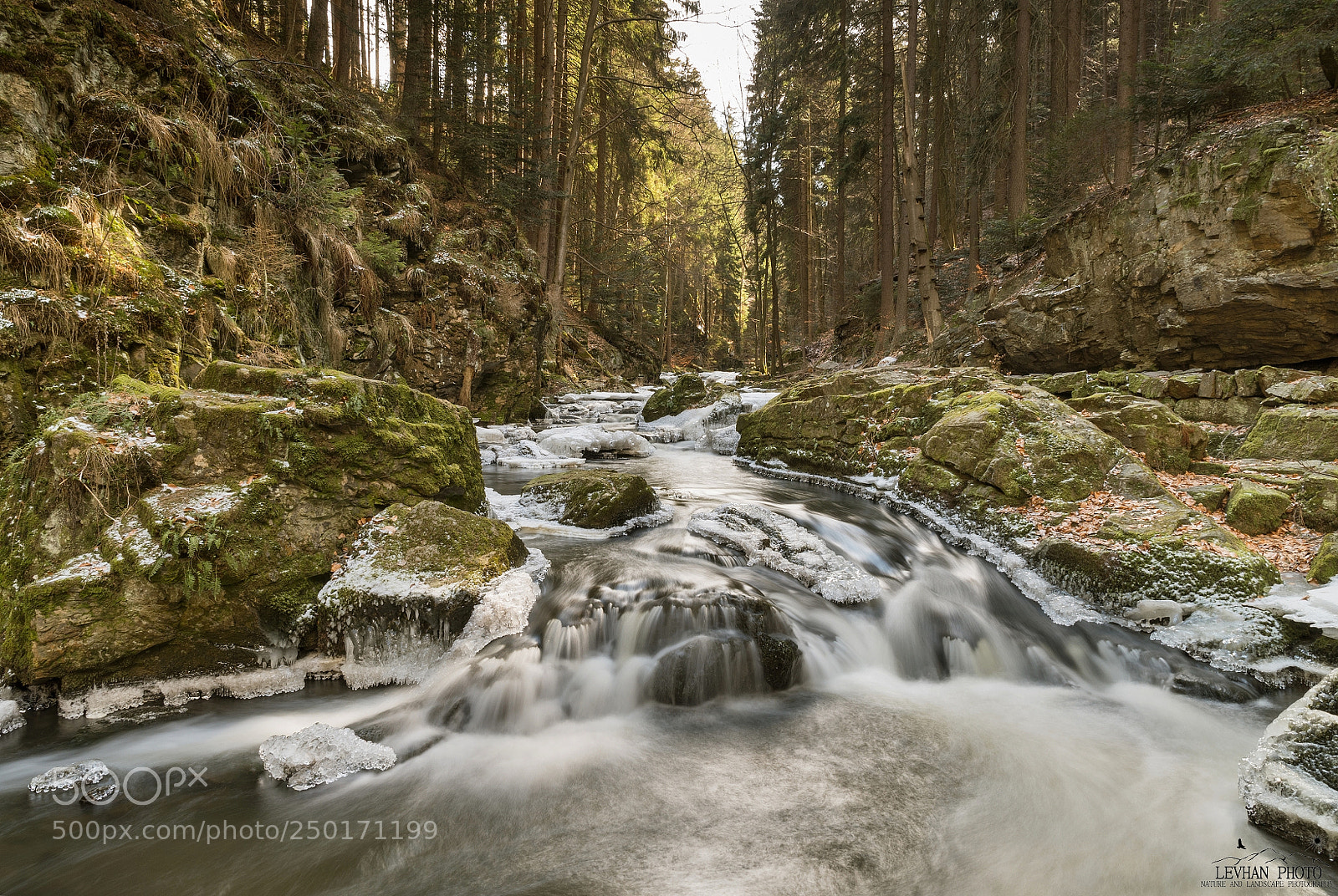 Nikon D500 sample photo. Frouzen river photography