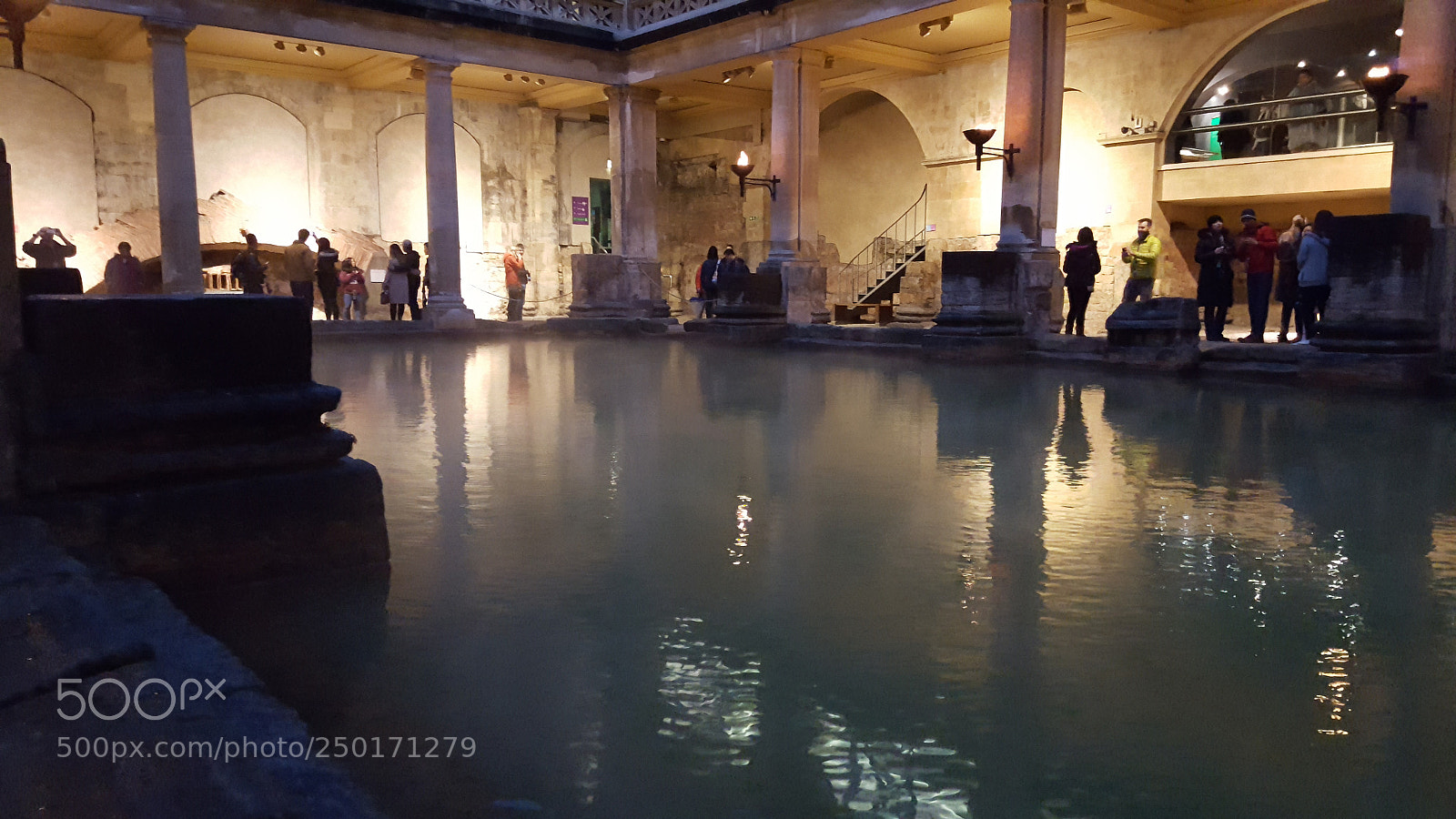 Samsung GALAXY S6 edge sample photo. Roman baths photography