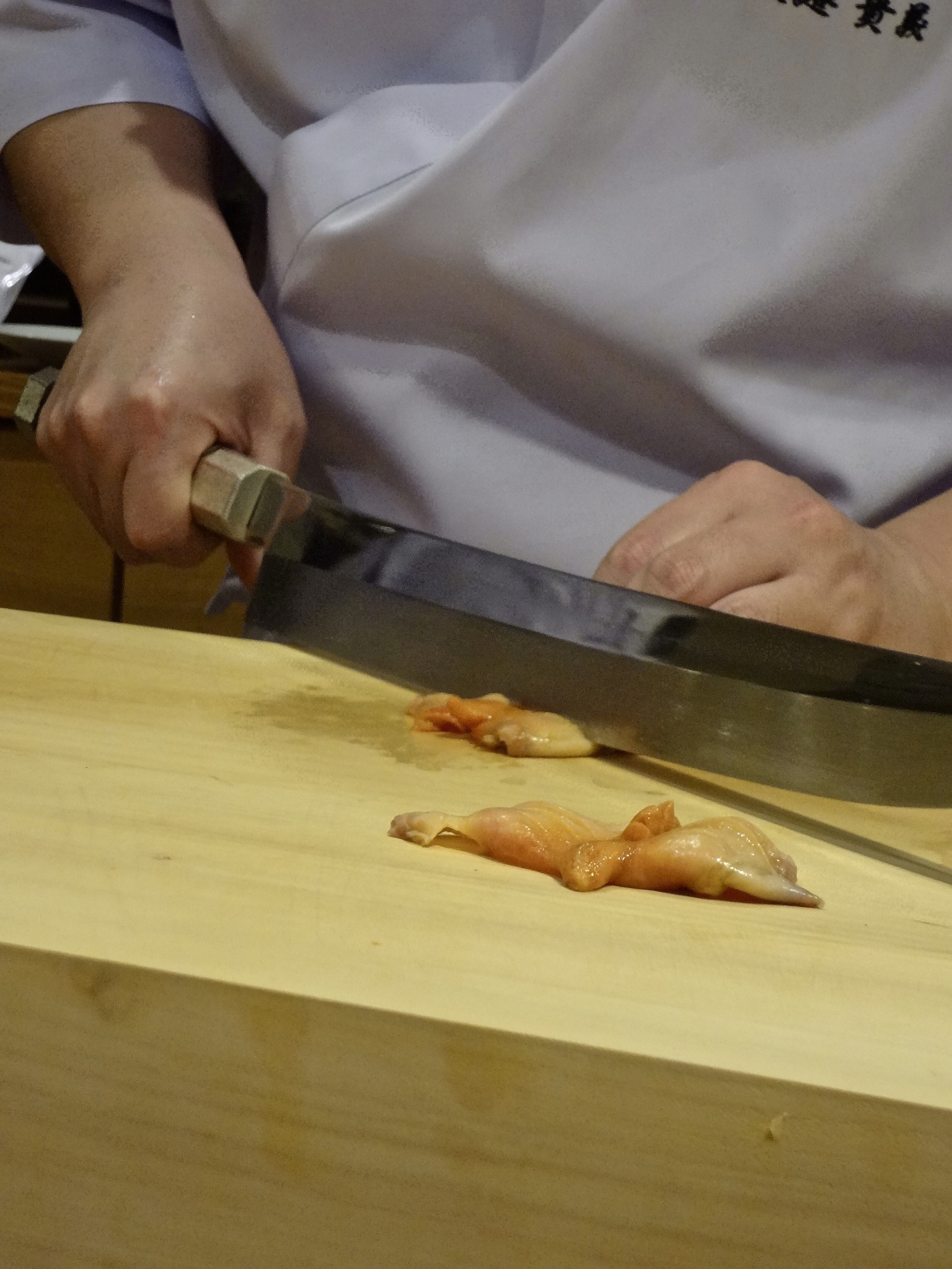 Sony DSC-WX7 sample photo. A sushi master and his knife photography