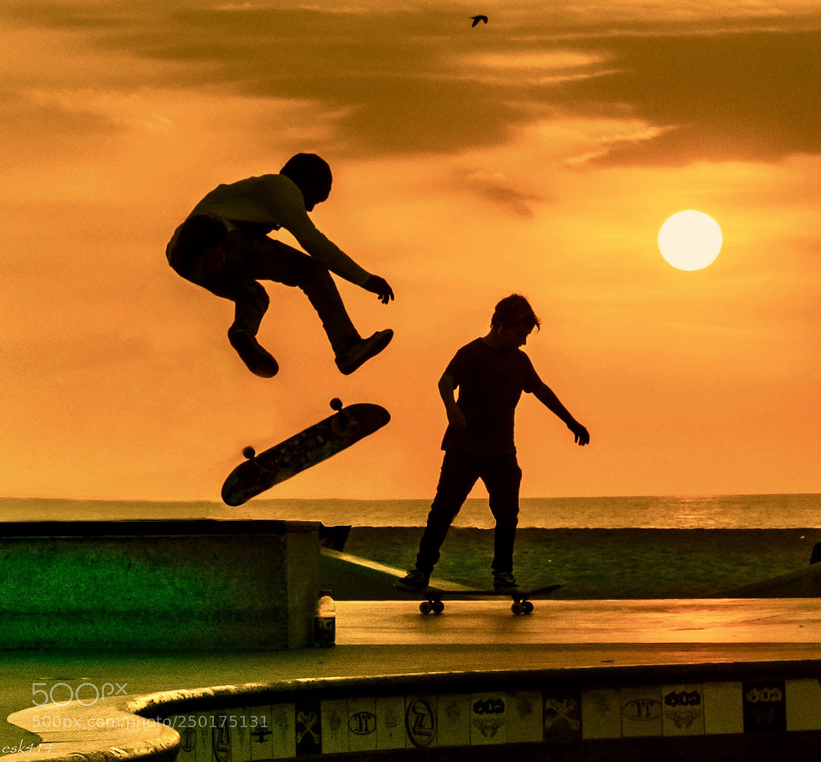 Olympus OM-D E-M5 II sample photo. Skateboarders (revised) photography