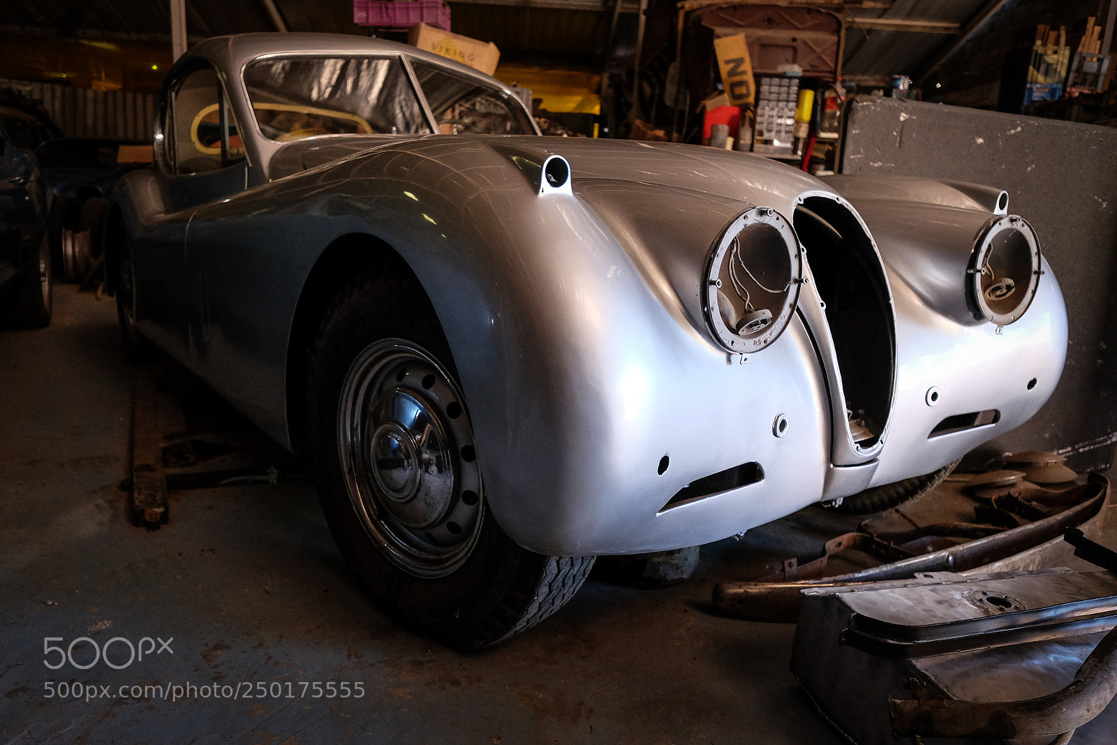 Fujifilm X-T1 sample photo. Jaguar xk120 photography