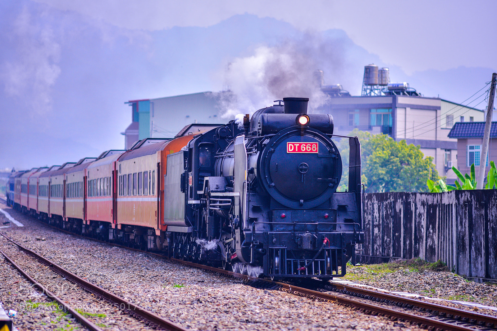 Nikon D810 sample photo. Steam train dt-668 photography