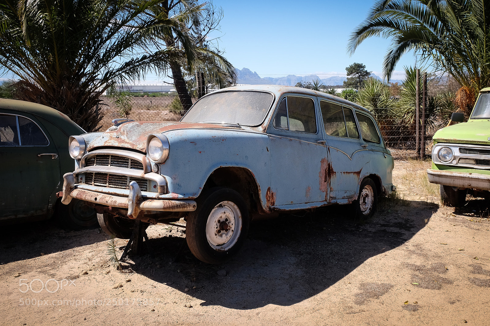 Fujifilm X-T1 sample photo. Simca aronde station wagon photography