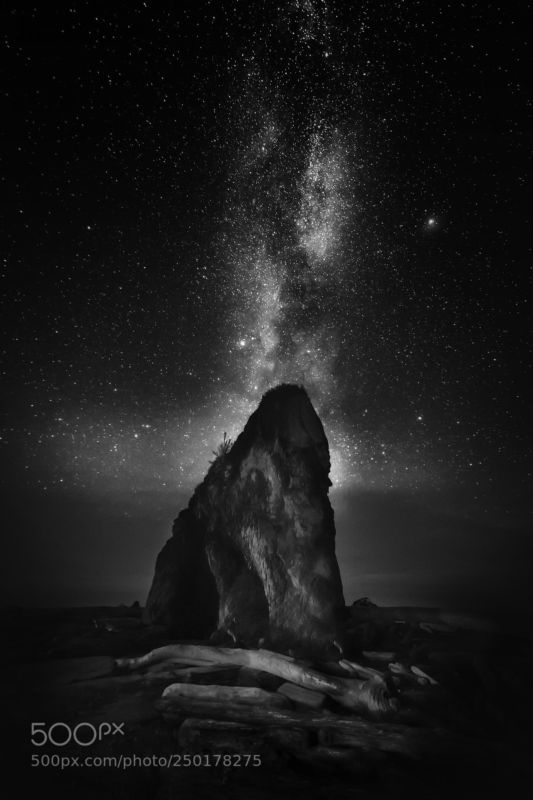 Nikon D810 sample photo. Burning sea stack at photography