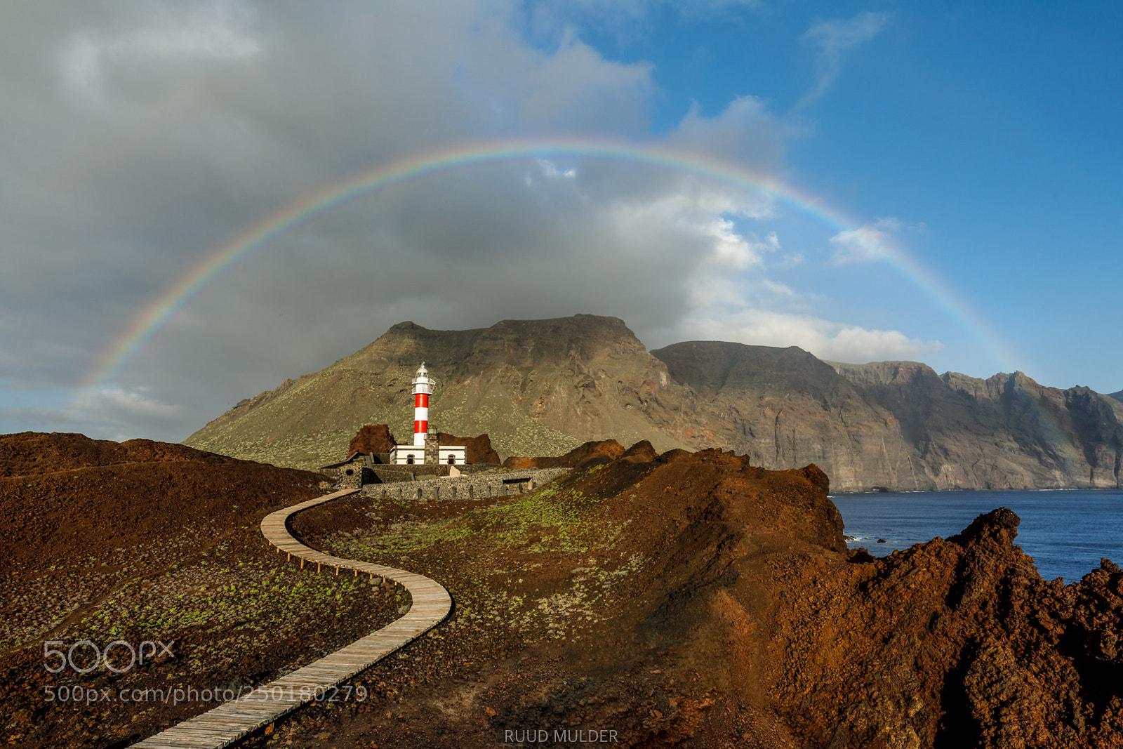 Canon EOS 5D Mark IV sample photo. Rainbow arch above punta photography