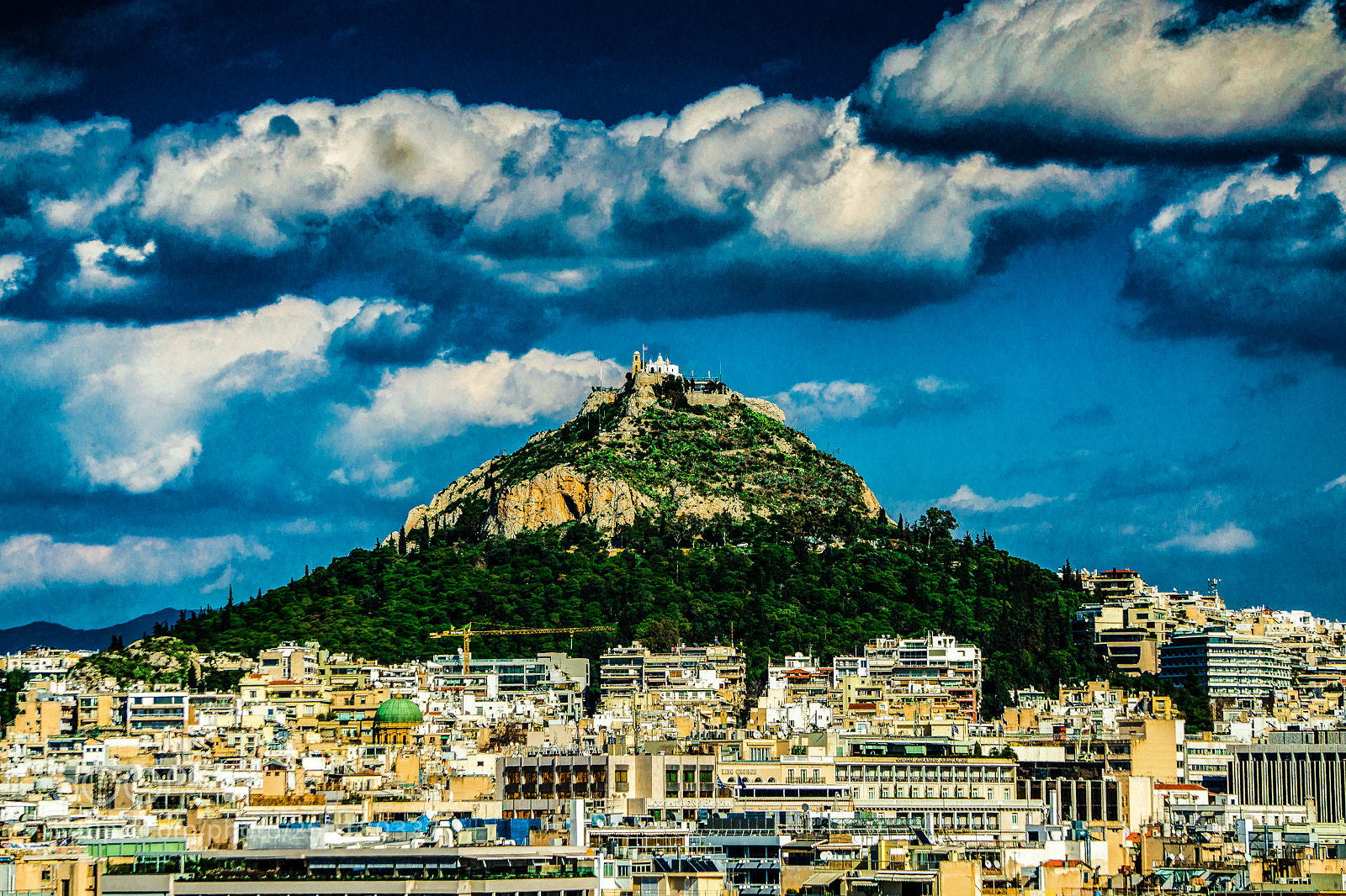 Sony a6000 sample photo. Mount lycabettus athen photography