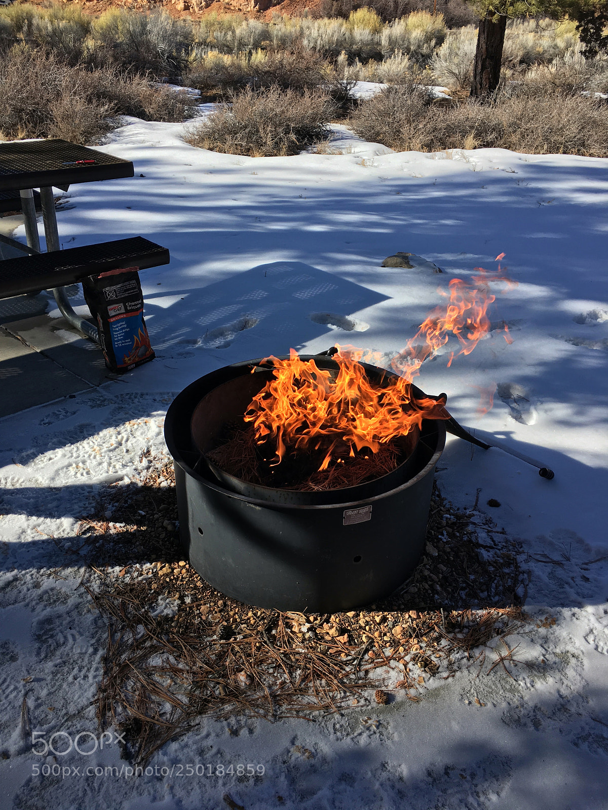 Apple iPhone 6s Plus sample photo. Campfire photography