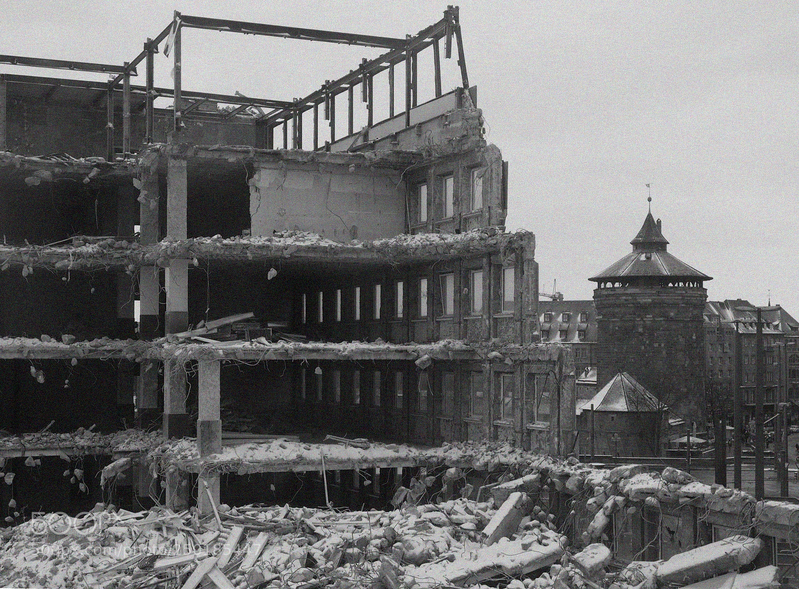Olympus OM-D E-M1 sample photo. Demolition iii photography
