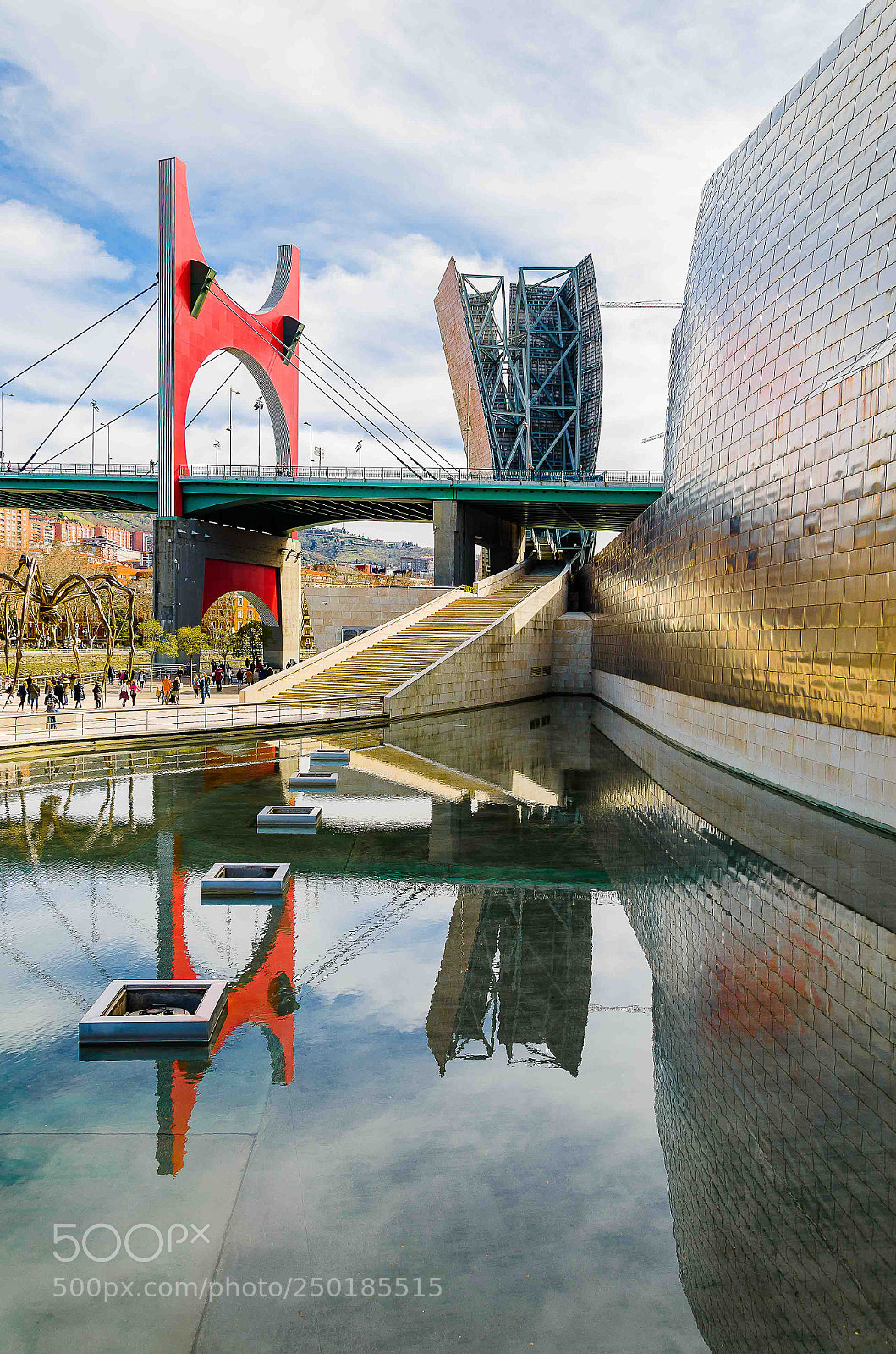 Nikon D5100 sample photo. Pont à bilbao photography