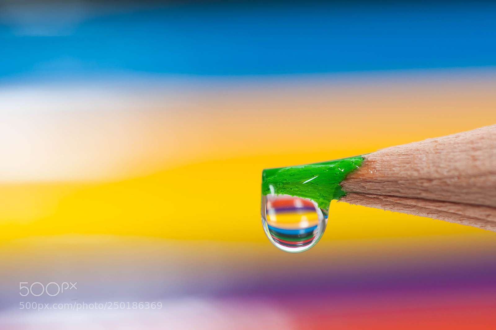 Nikon D300S sample photo. Green sharp color pencil photography