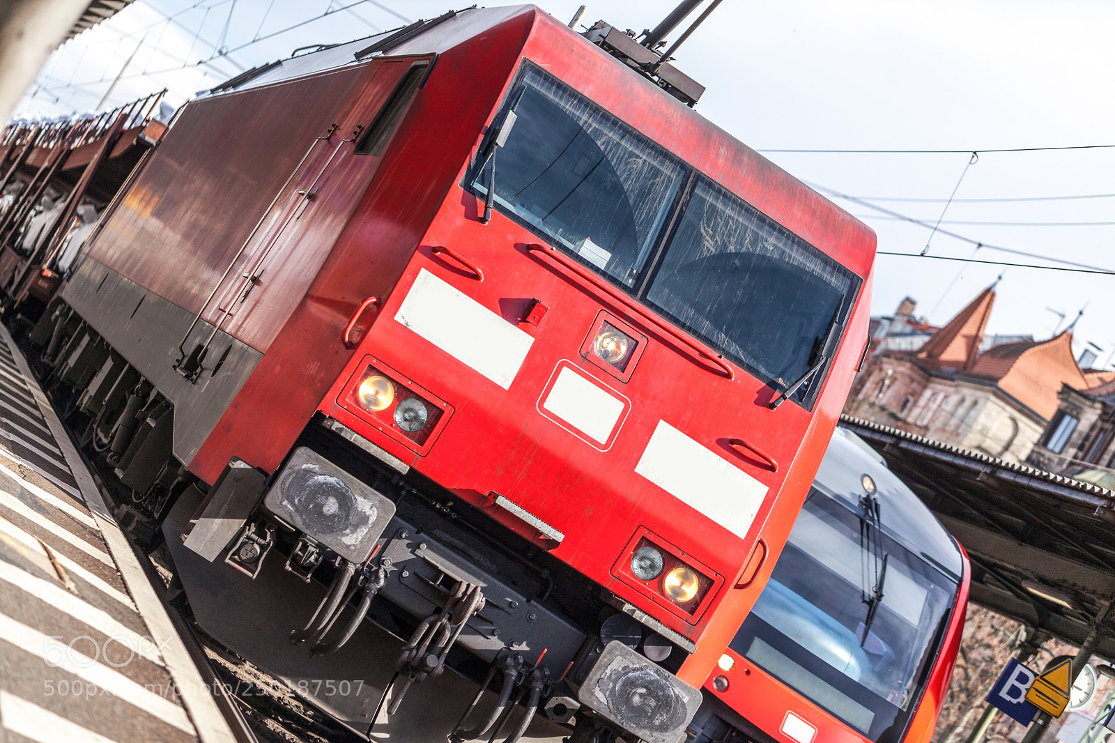 Canon EOS 5D Mark II sample photo. A german train passes photography
