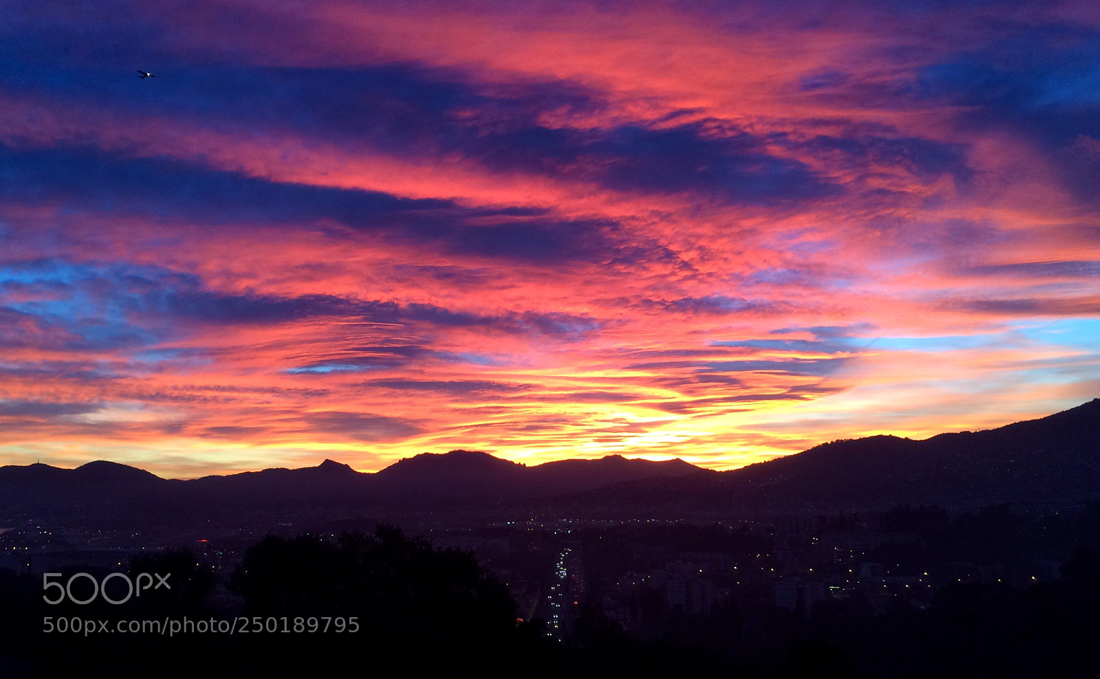 Apple iPhone 5s sample photo. Sunset le cannet photography