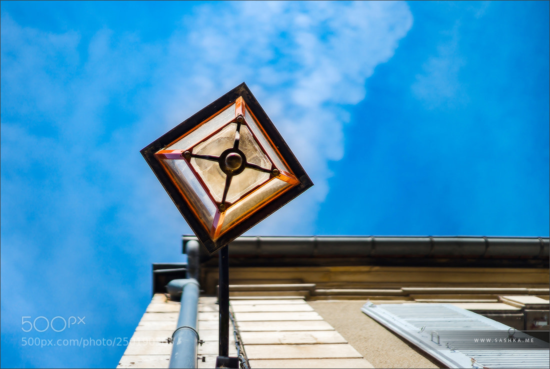 Sony a99 II sample photo. Old-styled street lamp on photography
