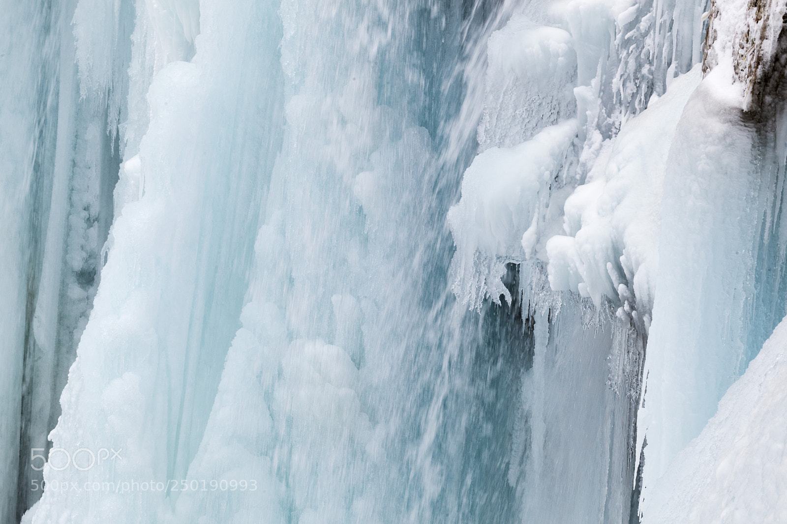 Canon EOS 5D Mark II sample photo. Frozen falls photography