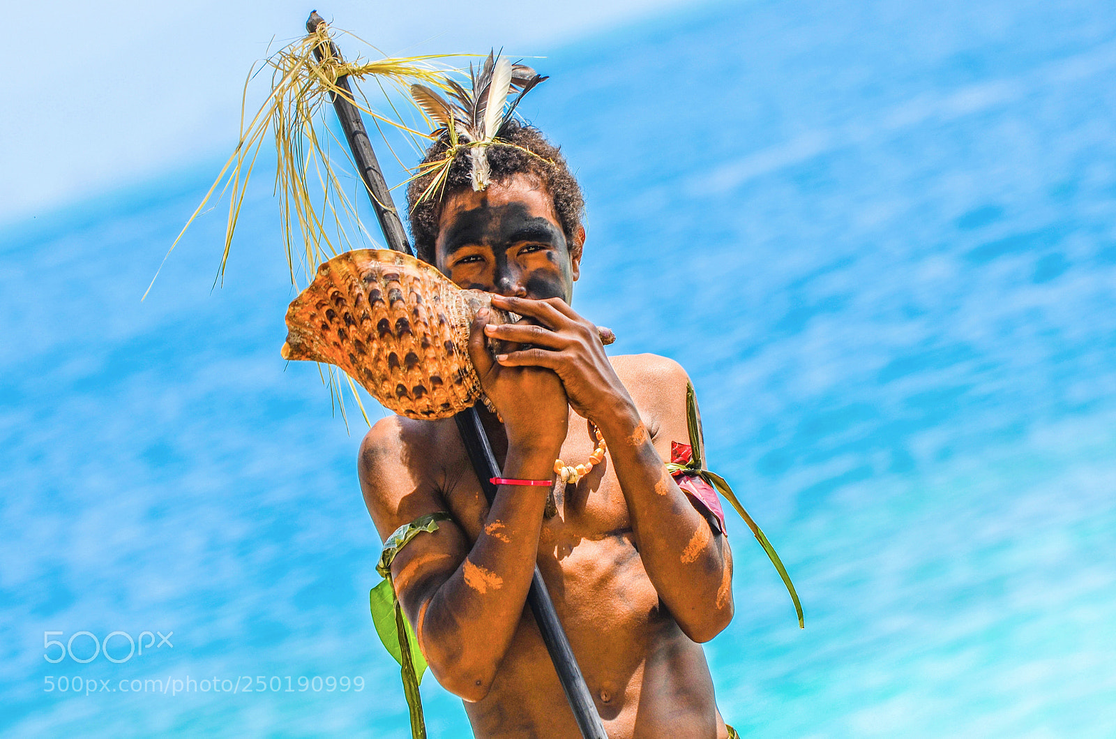 Nikon D7000 sample photo. Conch blower photography