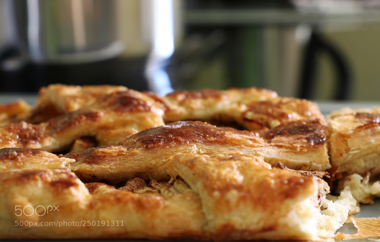 Canon EOS 750D (EOS Rebel T6i / EOS Kiss X8i) sample photo. Puff pastry from apples photography
