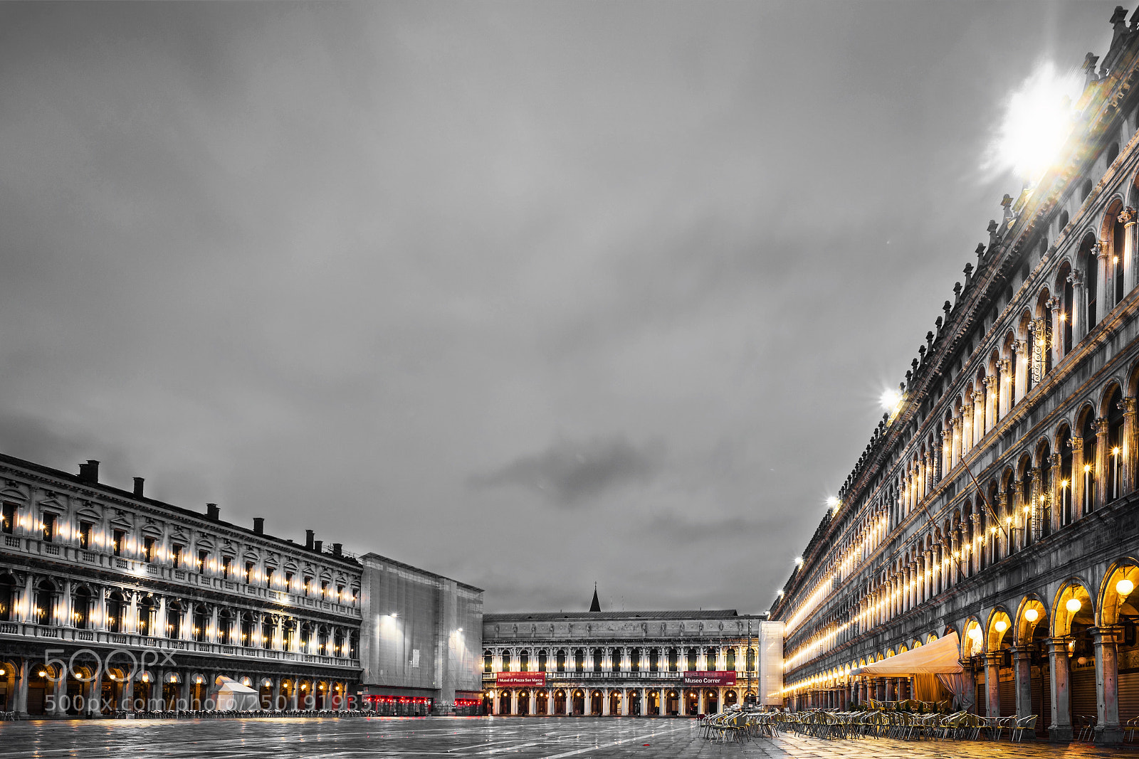 Nikon D610 sample photo. Empty piazza san marco photography