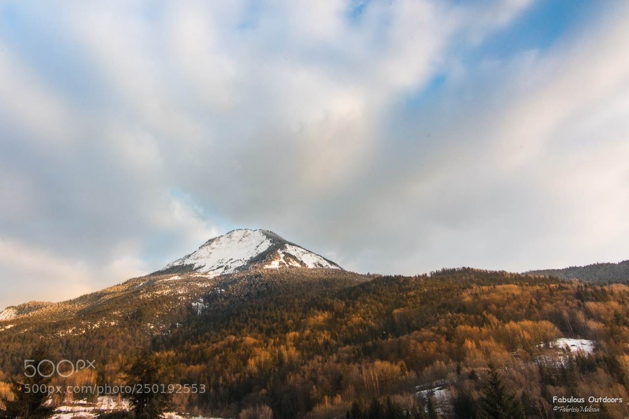 Canon EOS 70D sample photo. Clouds over the mountain photography