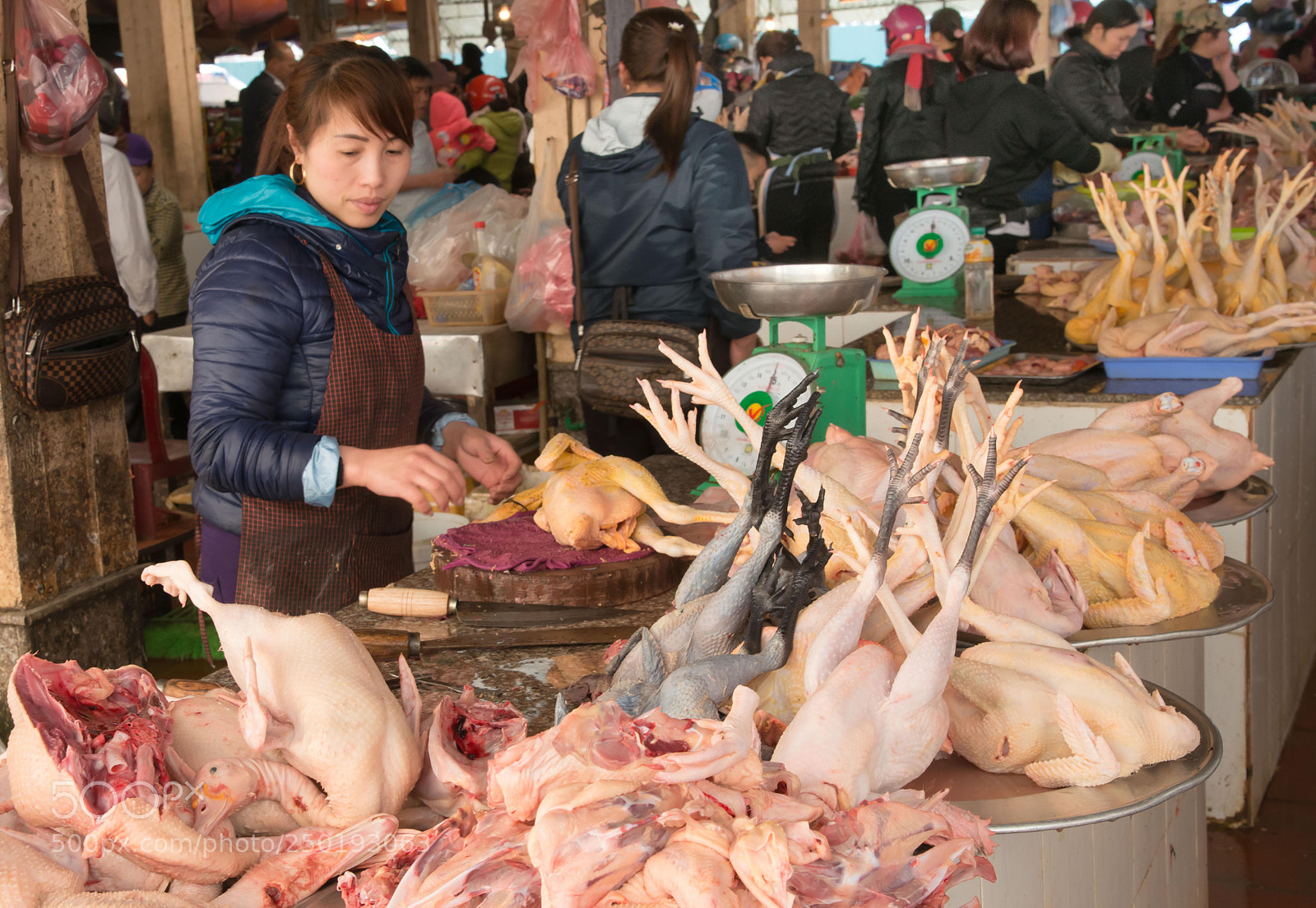 Nikon D800 sample photo. Marché vietnamien photography
