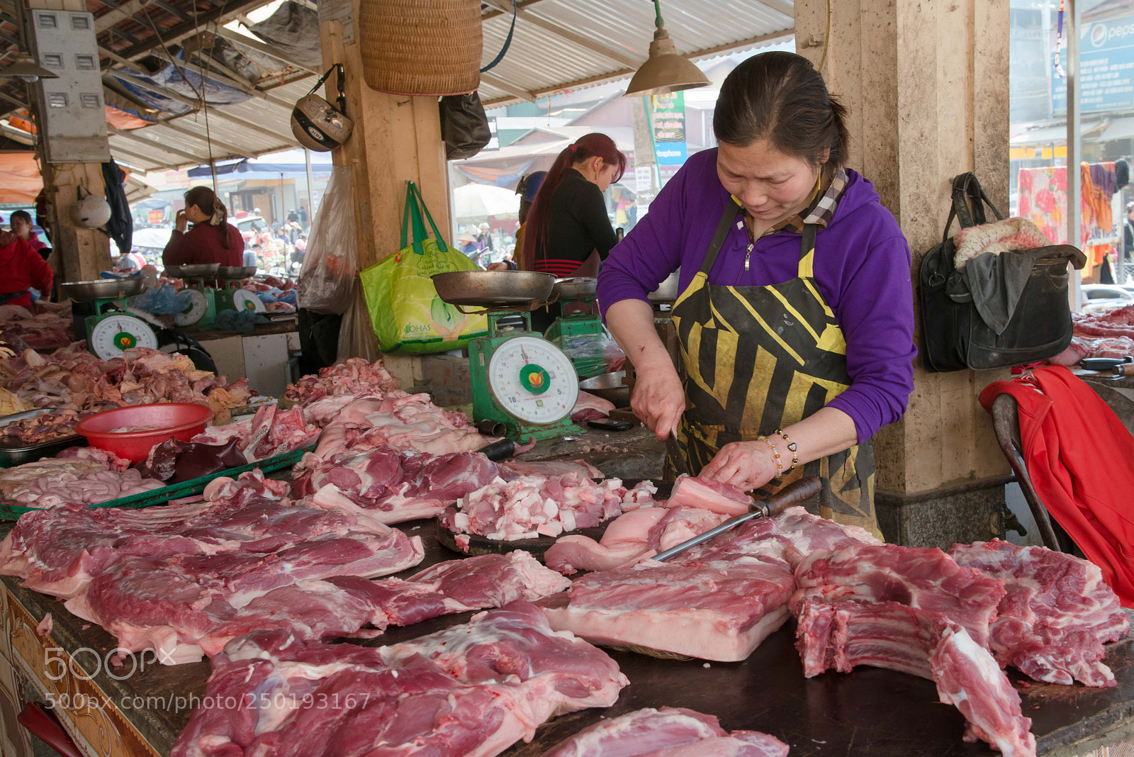 Nikon D800 sample photo. Marché vietnamien photography