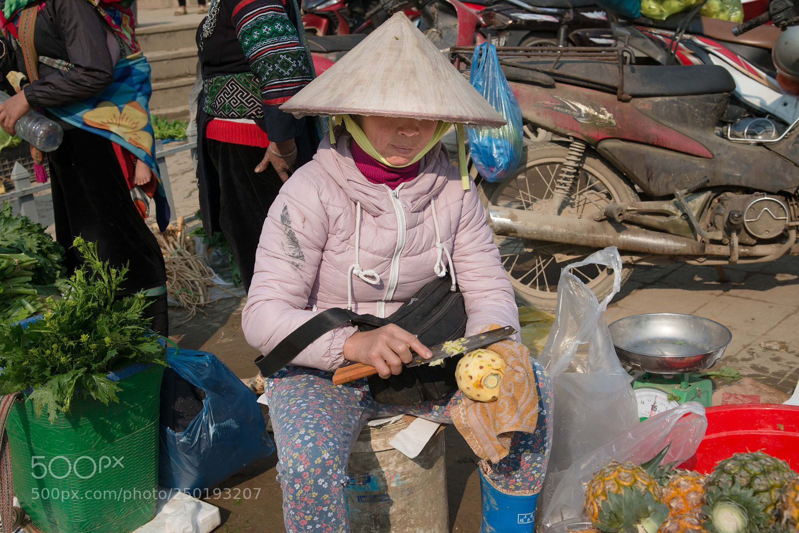 Nikon D800 sample photo. Marché vietnamien photography