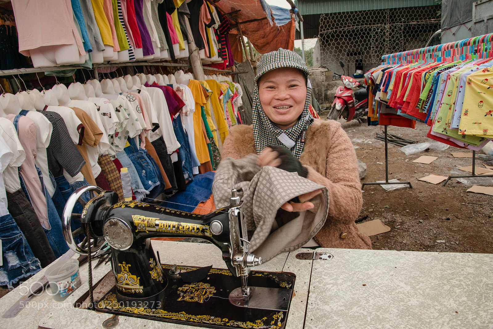 Nikon D800 sample photo. Marché vietnamien photography